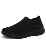 Comfortable Slip On Women Sneakers Walking Flats Size 42