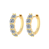S925 Sterling Silver Moissanite Earrings