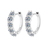 S925 Sterling Silver Moissanite Earrings