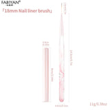 Nail Art Liner Brushes Elongated Lines Striping Drawing Painting Brushes For Manicure Beauty Salon Nails Products Manicure Tools