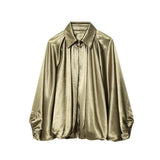 MUJER Ruched Bomber Jackets for Women Puffy Oversized Jacket Woman Summer Coats Demi-season Jacket for Women New in Outerwears
