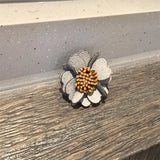 1Pcs Autumn Winter Maillard Tassel Pendant Shoe Charms Leather Flower Shoelace Buckle Sports Shoe Decoration Accessory Buckle