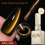 XEIJAYI 1pc 15ML Blue cat eye Nail Gel polish Semi Permanent Nail Art Soaking UV LED Nail Salon DIY Nail Salon Gel