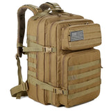 Outdoor Tactical Backpacks 45L Large Capacity Man 3 Days Molle Assault Bags For Outdoor Trekking Camping Backpack