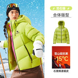 GOLDEN CAMEL Outdoor Down Jackets Unisex Women's Winter Coats High-loft Windproof Warm Duck Down Padding Puffer Jacket Camping