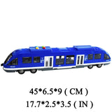 Oversized 45CM Subway Toy Model Train Simulation Light Rail Train with Light Music Toy Car Model Gifts