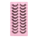 Faux mink eyelashes natural 3d mink lashes makeup volume false eyelashes in bulk cilio H13 E-08