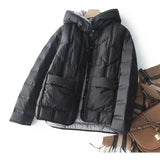 90% White Duck Down Women Down Jackets 2023 New Female Stand Collar Single-Breasted Puffer Jacket Casual Loose Hooded Parkas