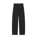 ETJ 2025 women's new fashion design three-dimensional cut high collar slim suit jacket & matching casual trousers