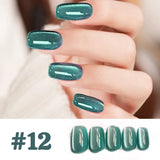 1-12pcs WS Hot Style Non-gray Universal White Cat Eye Gel Nail Polish Super Flash White Glass Bead Nail Art Nail Suppies
