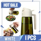 Olive Oil Spray Bottle for Oil Bottle Pouring for Cooking Oil Spices Camping Dispenser with Automatic Lid Spice Shaker