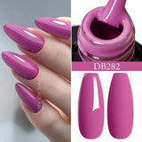 Mtssii 6ML Chocolate Color Gel Nail Polish Brown Semi Permanent UV Gel Autumn Winter Popular Soak Off Nail Art Gel Varnishes