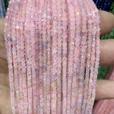 2x2mmNatural Colored Tourmaline Blue Tourmaline Faceted Cube Beads Square Stone Beads for JewelryDIY Making  Gemstone Loose Bea