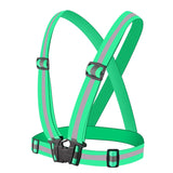 Outdoor Adjustable Safety Vests Night Walking Highlight Reflective Vest Lightweight Biking Safety Straps Running Jackets