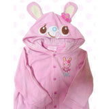 Japanese Cute Coat Embroidery Rabbit Ear Hooded Subculture Kawaii Y2k Tops Casual Fashion Sweet Coats Ropa Mujer Women Clothing