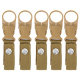 Webbing Water Bottle Holder Climbing Carabiner Belt Backpack Hanger Hooks Clip Multifunction Water Bottle Nylon Buckle Hook Clip