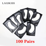 25/50/100Pairs Eye Patches Under Eyelash Pads for Building Paper Patches Lint Free Stickers for False Eyelashes LAUKISS