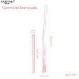 Nail Art Liner Brushes Elongated Lines Striping Drawing Painting Brushes For Manicure Beauty Salon Nails Products Manicure Tools