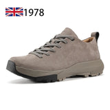 Men Sports Running Shoes Outdoor Walking Soft Casual Sneakers Fashion Designer Genuine Leather Sneaker Waterproof Shoes Men
