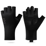 GTUBIKE Summer Breathable Half Finger Cycling Gloves Ultralight Road Bike Gloves Anti-Slip Silicone Pad Cooling Sport Gear