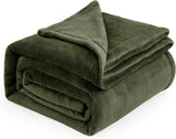 Fleece Blanket Queen Blanket Black - Bed Blanket Soft Lightweight Plush Fuzzy Cozy Luxury Microfiber