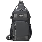 Riding backpack for men, men's chest bag, casual men's single shoulder bag, lightweight and large-capacity crossbody bag