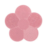 Silicone Makeup Brush Cleaner Folding Powder Puff Cleaning Bowl Eyeshadow Brushes Washing Soft Mat Beauty Tools Scrubber Box