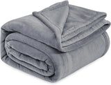 Fleece Blanket Queen Blanket Black - Bed Blanket Soft Lightweight Plush Fuzzy Cozy Luxury Microfiber