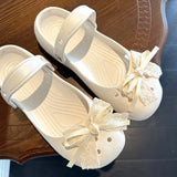 Elegant Polka Dot Bowknot DIY Shoes Charms Set 2026 New Luxury Faux Pearl Ballet Clogs Accessories Woman's Shoes Decorations