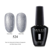 NAILCO 15ml Brown Nails Art Red Color Gel Nail Polish Semi-permanent UV Gel Polish Coffee Manicure Chocolate Hybrid Nail Varnish
