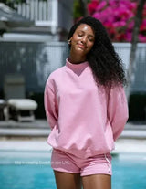 2026 Ladies' Women's Sweatshirts Spring Autumn Long Sleeve Mock Neck Casual Hoodies Plus Size Womens Relaxed Solid Color Hoodie