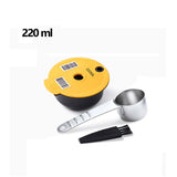 60/180200/220ML Reusable Coffee Capsule Pods for BOSCH-s Machine Tassimo Refillable Filter Pod Silicone Lid Replacement
