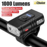 Ultra Bright Bike Light Bicycle Front Headlight Night Riding Red Back Taillight Waterproof for Adult Kids Road Mountain Cycling