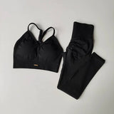 High-Waisted Yoga Suit for Toned Hip Support