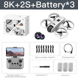 Lenovo Drone With screen RC 8K Professional HD Aerial Photography GPS Laser obstacle avoidance Three-axis gimbal Aircraft