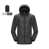 JNLN Men Women Hiking Jacket Unisex Waterproof Quick Dry Camping Windbreaker Outdoor Trekking Climbing Rain Coat Anti UV Clothes
