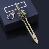 New God of War 5 Ragnarok Keychain Thor's Hammer Mjolnir Key Chain Levitan's Axe Keyring Blades of Exile Chaos Game Accessories