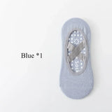 1/ 4Pair Professional Women Yoga Sock Silicone Anti-slip Ballet Pilates Socks Women Backless Breathable Bandage Yoga Sport Socks
