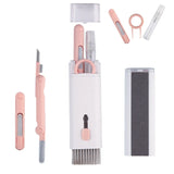 7 in 1 Computer Keyboard Cleaner Brush Kit Earphone Cleaning Pen For Headset Keyboard Cleaning Tools Cleaner Keycap Puller Kit
