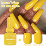 Single-use 15ml gel nail polish, convenient for home or salon manicures, easy to remove.