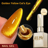 XEIJAYI 1pc 15ML Blue cat eye Nail Gel polish Semi Permanent Nail Art Soaking UV LED Nail Salon DIY Nail Salon Gel