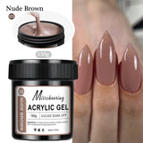 150g Transparent Nail Extension Gel Jelly White Light Pink Acrylic Nail Art UV LED Gel Semi Permanent Varnish Extension Tool