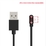 2Pin 4Pin 5Pin Magnetic Charging Cable USB to Pogo Pin for Smart Watch Earphone Wristband 60cm 5V Magnetic Dock Charger Adapter