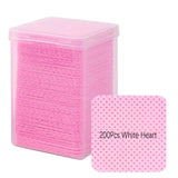 LULAA Glue Wipes Lint Free Nail Wipes Non-Woven Fabric Lash Glue Wipes Nail Polish Remover Wipes Use for Nail Polish Remover