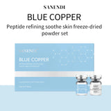 10Vials Copper Peptide Hyaluronic Acid Serum CICA B5 Facial Essence Hydration Korean Skin Care Original Sanendi Beauty Products
