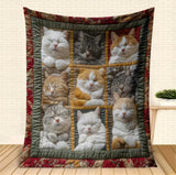 1PC Throw Cute Animals theme Cats Dogs Lover Flannel Blanket Gifts Soft Warm thin Blankets for Sofa Bed Car Camping all season