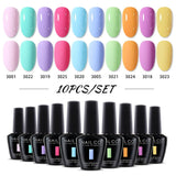 NAILCO 15ml Brown Nails Art Red Color Gel Nail Polish Semi-permanent UV Gel Polish Coffee Manicure Chocolate Hybrid Nail Varnish
