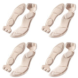 Memory Foam Insoles Women High-heel Shoes Insoles Anti-slip Cutable Insole Comfort Breathable Heel Protection Massage Shoe Pads