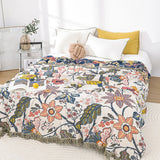 Nordic Throw Blanket For Beds Cotton Double Sided Sofa Cover Sofa Cushion Soft Blanket Leisure Bedspread Four Seasons Thin Quilt