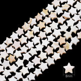 Natural Shell Beads Mother of Pearl Love Star Oval Round Flat Loose Spacer Beads for Jewelry Making DIY Charm Bracelet Necklace